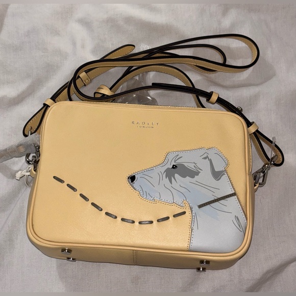 RADLEY LONDON Handbags - RADLEY LONDON Radley & Friends small yellow zip-top crossbody bag